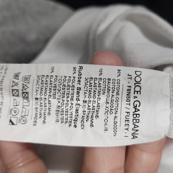 Dolce & Gabanna crop top white logo [42] - Picture 10 of 12